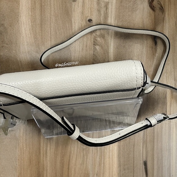 MARC JACOBS Groove Leather Mini Crossbody + Cardholder in Cotton NWT - Picture 7 of 10